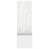 Écran de confidentialité de jardin Floral Blanc 50 x 150 cm 537513537513