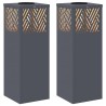 Lumière de chemin LED solaire 2 pcs Anthracite 537519537519