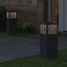 Lumière de chemin LED solaire 2 pcs Anthracite 537519537519