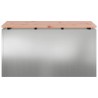 Banc de jardin Argent 80 x 40 x 43 cm Acier galvanisé 537521537521