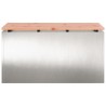 Banc de jardin Argent 80 x 40 x 43 cm Acier inoxydable 537523537523