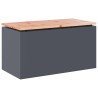 Banc de jardin Anthracite 80 x 40 x 43 cm Acier 537530537530