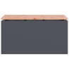 Banc de jardin Anthracite 80 x 40 x 43 cm Acier 537530537530