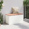 Banc de jardin Blanc 80 x 40 x 43 cm Acier 537531537531