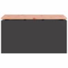 Banc de jardin Noir 80 x 40 x 43 cm Acier 537532537532