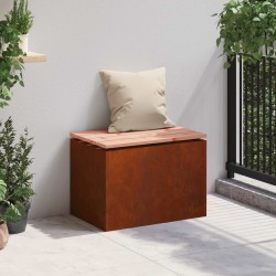 Banc de jardin Rouillé 60 x 40 x 43 cm 537533537533