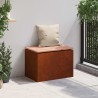 Banc de jardin Rouillé 60 x 40 x 43 cm 537533537533
