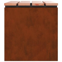 Banc de jardin Rouillé 60 x 40 x 43 cm 537533537533