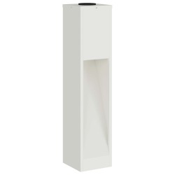 Lumière de Chemin LED Solaire 2 pcs Blanc Acier laminé à froid 537537537537