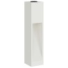 Lumière de Chemin LED Solaire 2 pcs Blanc Acier laminé à froid 537537537537