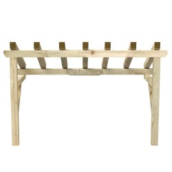 Auvent de porte 200x100x100 cm Bois de pin solide 537539537539