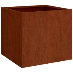 Jardinières 2 pcs 42x40x39 cm acier corten 537548537548