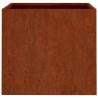 Jardinières 2 pcs 42x40x39 cm acier corten 537548537548