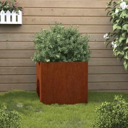 Jardinière 42x40x39 cm acier corten 537555537555