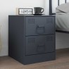 Poignées de Cabinet 2 pcs Anthracite 85 x 45 mm Métал 537557537557