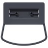 Poignées de Cabinet 2 pcs Anthracite 85 x 45 mm Métал 537557537557