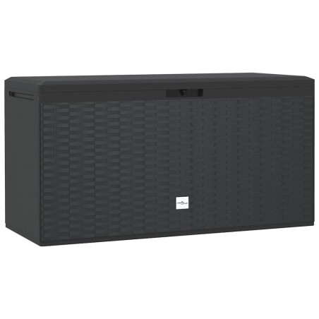 Boîte de rangement de jardin Anthracite 114x47x60 cm 537561537561