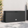 Boîte de rangement de jardin Anthracite 114x47x60 cm 537561537561