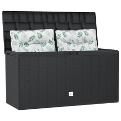 Boîte de rangement de jardin Anthracite 114x47x60 cm 537561537561