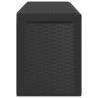 Boîte de rangement de jardin Anthracite 114x47x60 cm 537561537561