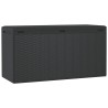 Boîte de rangement de jardin Anthracite 114x47x60 cm 537561537561