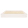 Lit pour chien Blanc 91,5x64x9 cm Bois de pin solide 537565537565
