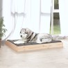 Lit pour chien 101,5x74x9 cm Bois de pin solide 537566537566