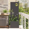 Écran de confidentialité de jardin Fretwork Noir 50 x 150 cm 537571537571