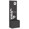 Écran de confidentialité de jardin Fretwork Noir 50 x 150 cm 537571537571