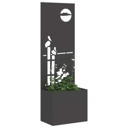 Écran de confidentialité de jardin Fretwork Noir 50 x 150 cm 537571537571