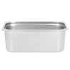 Récipients Gastronorm 2 pcs GN 1/1 200 mm Acier inoxydable  537573537573