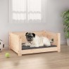 Lit pour chien 65,5 x 50,5 x 28 cm Bois de pin massif 537575537575
