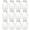 Pots en verre avec serrure 12 pcs 3 L 537577537577