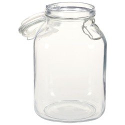 Pots en verre avec serrure 12 pcs 3 L 537577537577