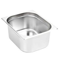 Récipients Gastronorm 2 pcs GN 1/2 150 mm Acier inoxydable 537583537583