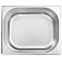 Récipients Gastronorm 2 pcs GN 1/2 150 mm Acier inoxydable 537583537583