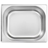 Récipients Gastronorm 2 pcs GN 1/2 150 mm Acier inoxydable 537583537583
