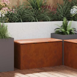 Banc de jardin Rouillé 80 x 40 x 43 cm 537585537585