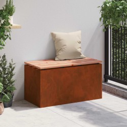 Banc de jardin Rouillé 80 x 40 x 43 cm 537585537585
