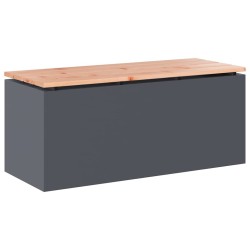 Banc de jardin Anthracite 100 x 40 x 43 cm Acier 537588537588