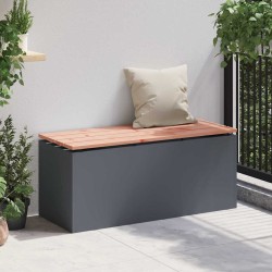 Banc de jardin Anthracite 100 x 40 x 43 cm Acier 537588537588
