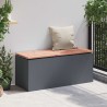 Banc de jardin Anthracite 100 x 40 x 43 cm Acier 537588537588