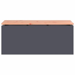 Banc de jardin Anthracite 100 x 40 x 43 cm Acier 537588537588