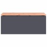 Banc de jardin Anthracite 100 x 40 x 43 cm Acier 537588537588