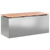 Banc de jardin Argent 100 x 40 x 43 cm Acier galvanisé 537590537590
