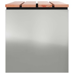 Banc de jardin Argent 100 x 40 x 43 cm Acier galvanisé 537590537590