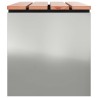 Banc de jardin Argent 100 x 40 x 43 cm Acier galvanisé 537590537590
