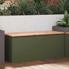Banc de jardin Vert olive 100 x 40 x 43 cm Acier 537592537592