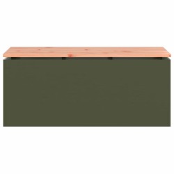 Banc de jardin Vert olive 100 x 40 x 43 cm Acier 537592537592