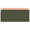 Banc de jardin Vert olive 100 x 40 x 43 cm Acier 537592537592